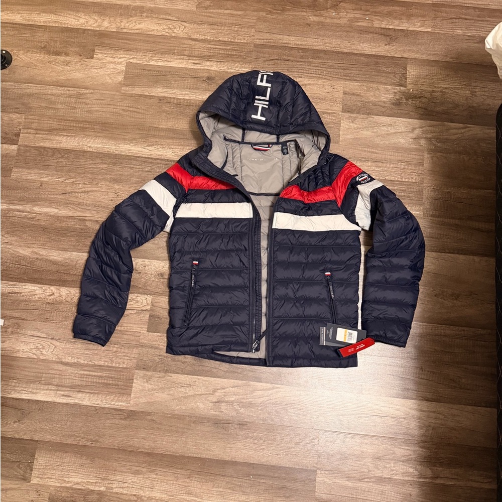 Tommy Hilfiger Men's Windbreaker - Navy, Red, White